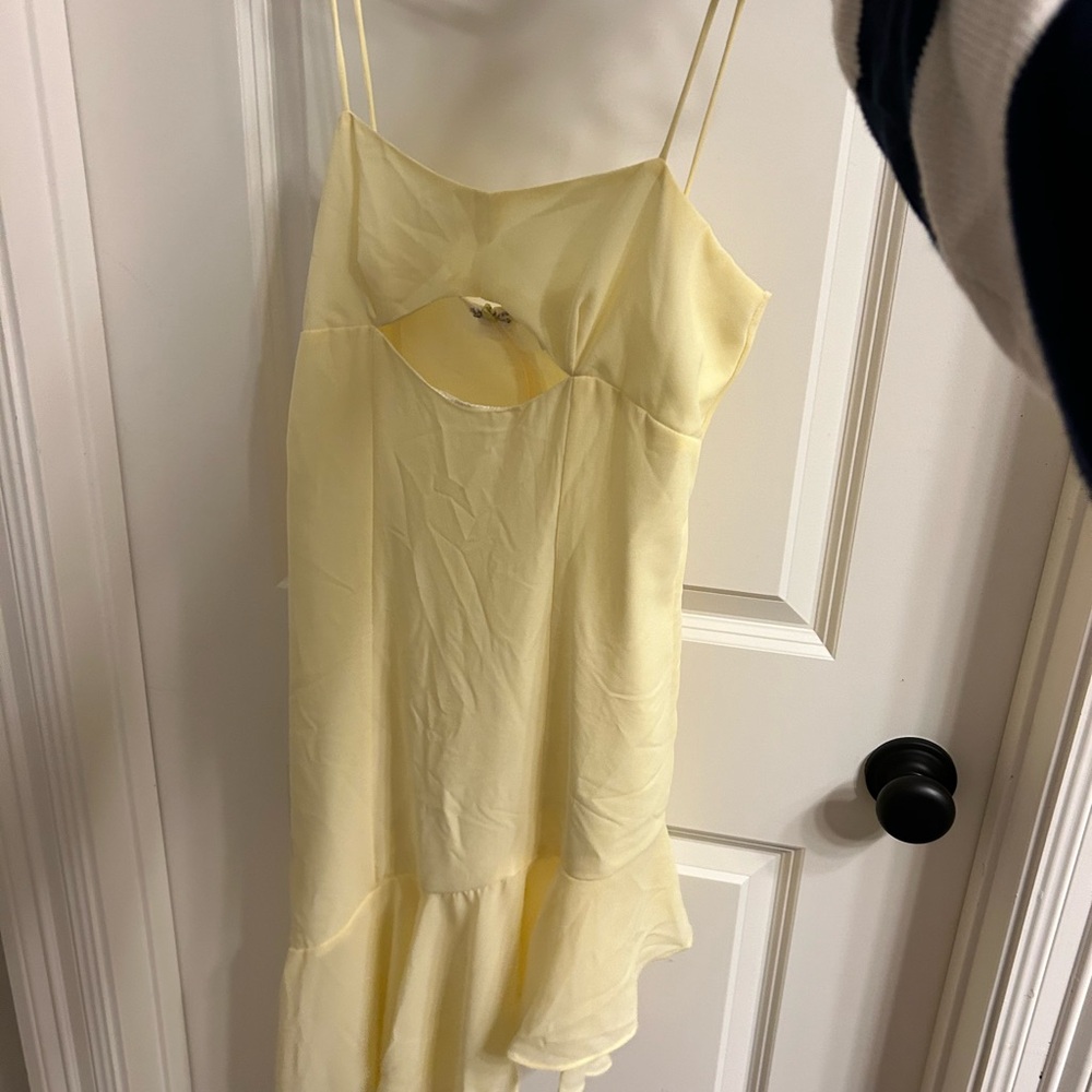 Peppermayo Yellow Mini Dress
